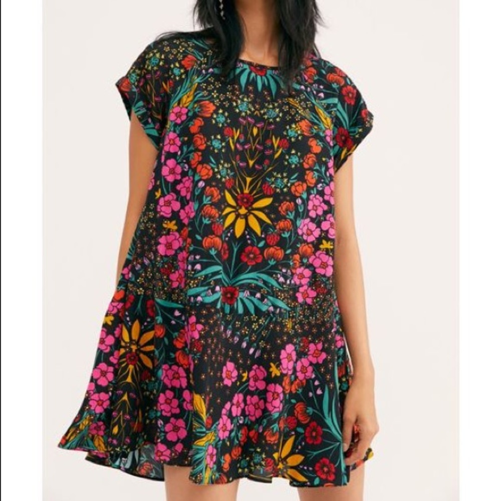 Free People Strawberry Fields Mini Dress